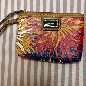 Nine West Vibrant Floral Wristlet
